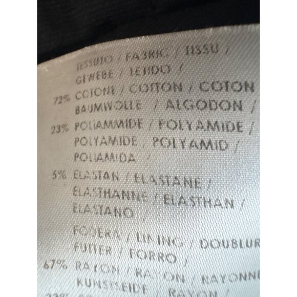 2/$30 Gucci Size 10 Black Slim Fit Stretch Pants Made In Italy - Picture 8 of 13